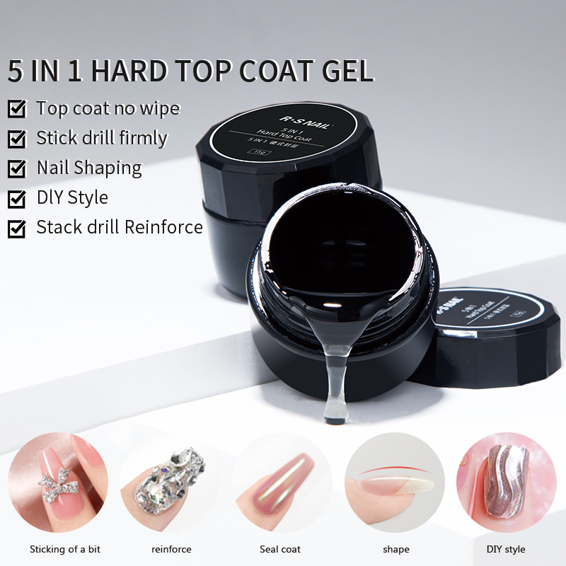 Cucumber Cooling Gel - RSNAIL 5 EN 1 Top Coat