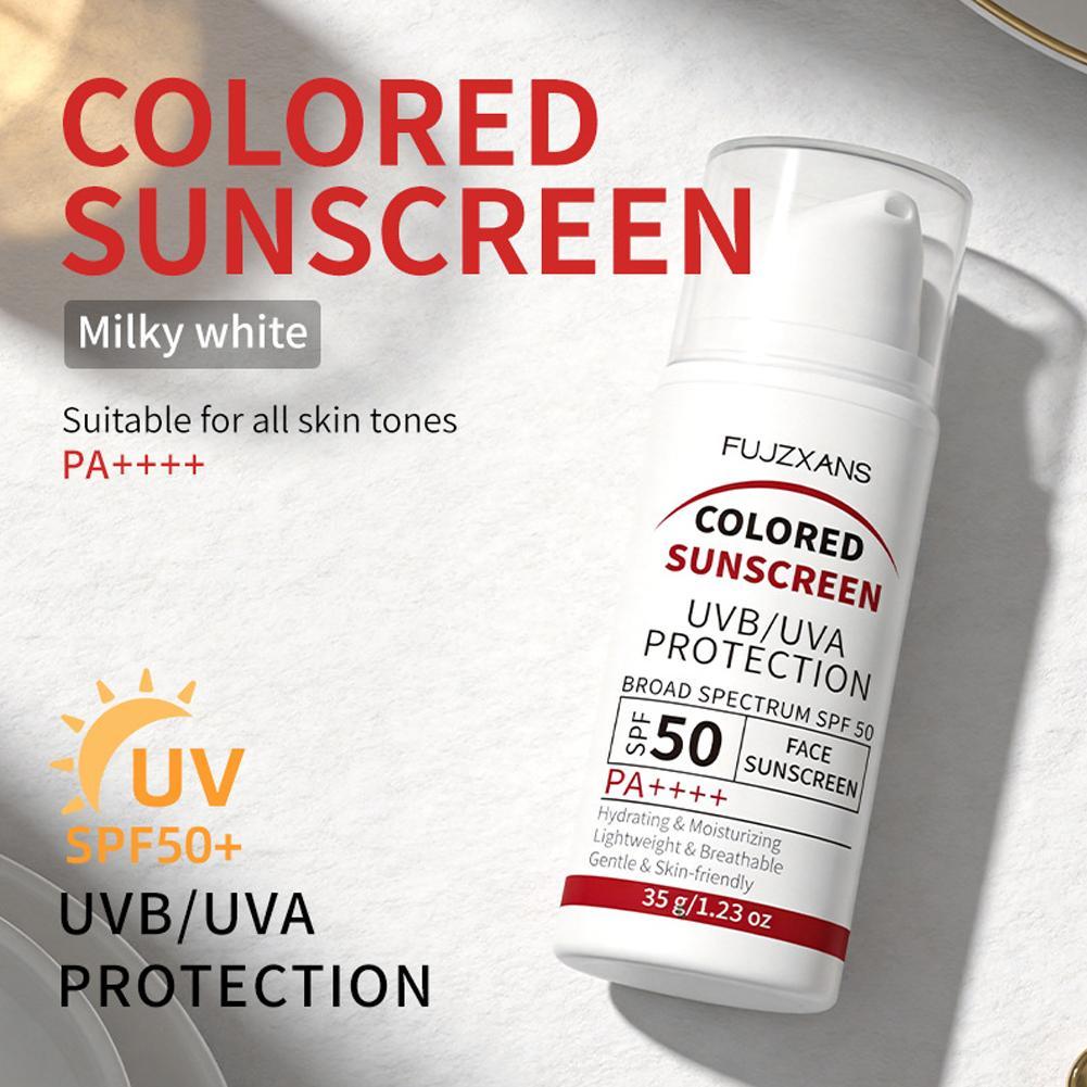 Spf 50 Sunscreen - Crème solaire teintée multi-tons SPF50 PA++++,