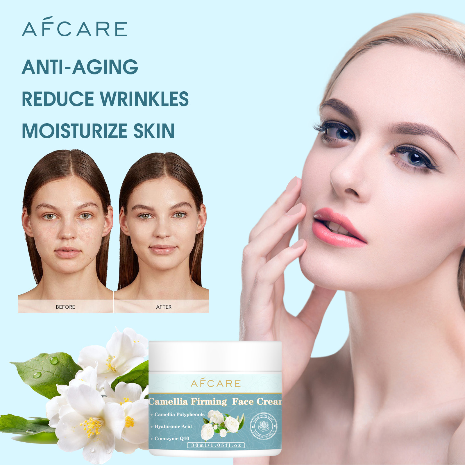 Coenzyme Q10 Cream - Crème raffermissante pour le visage à