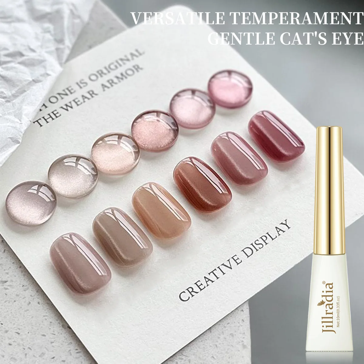 Cucumber Cooling Gel - Vernis à ongles magnétique chat léger