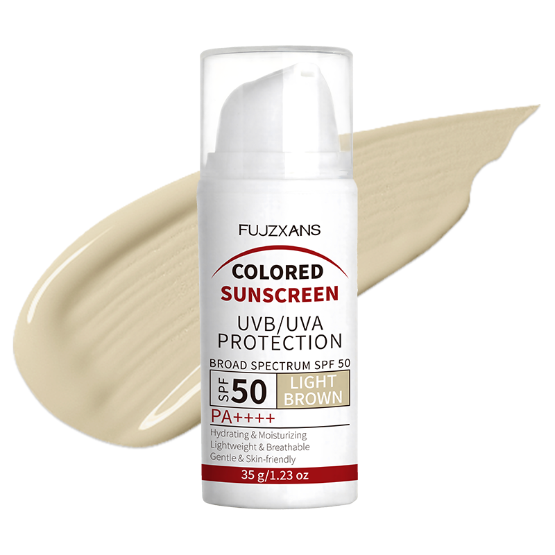 Spf 50 Sunscreen - Crème BB teintée brun clair SPF50