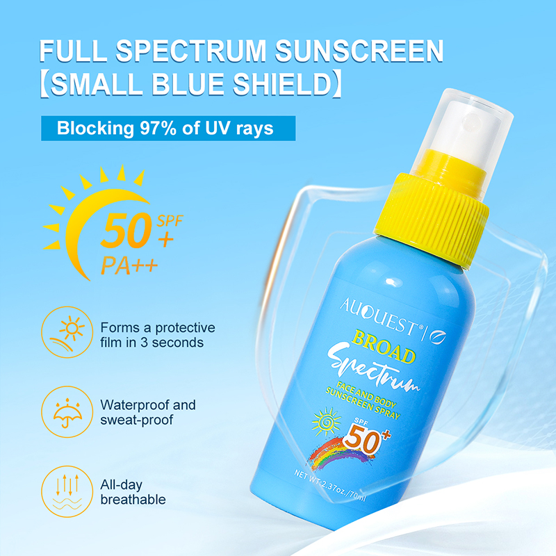 Spf 50 Sunscreen - Spray de Protection solaire pour le