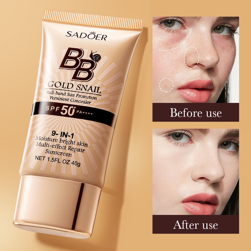 SADOER Crème BB écran solaire  - Spf 50 Sunscreen avis et prix