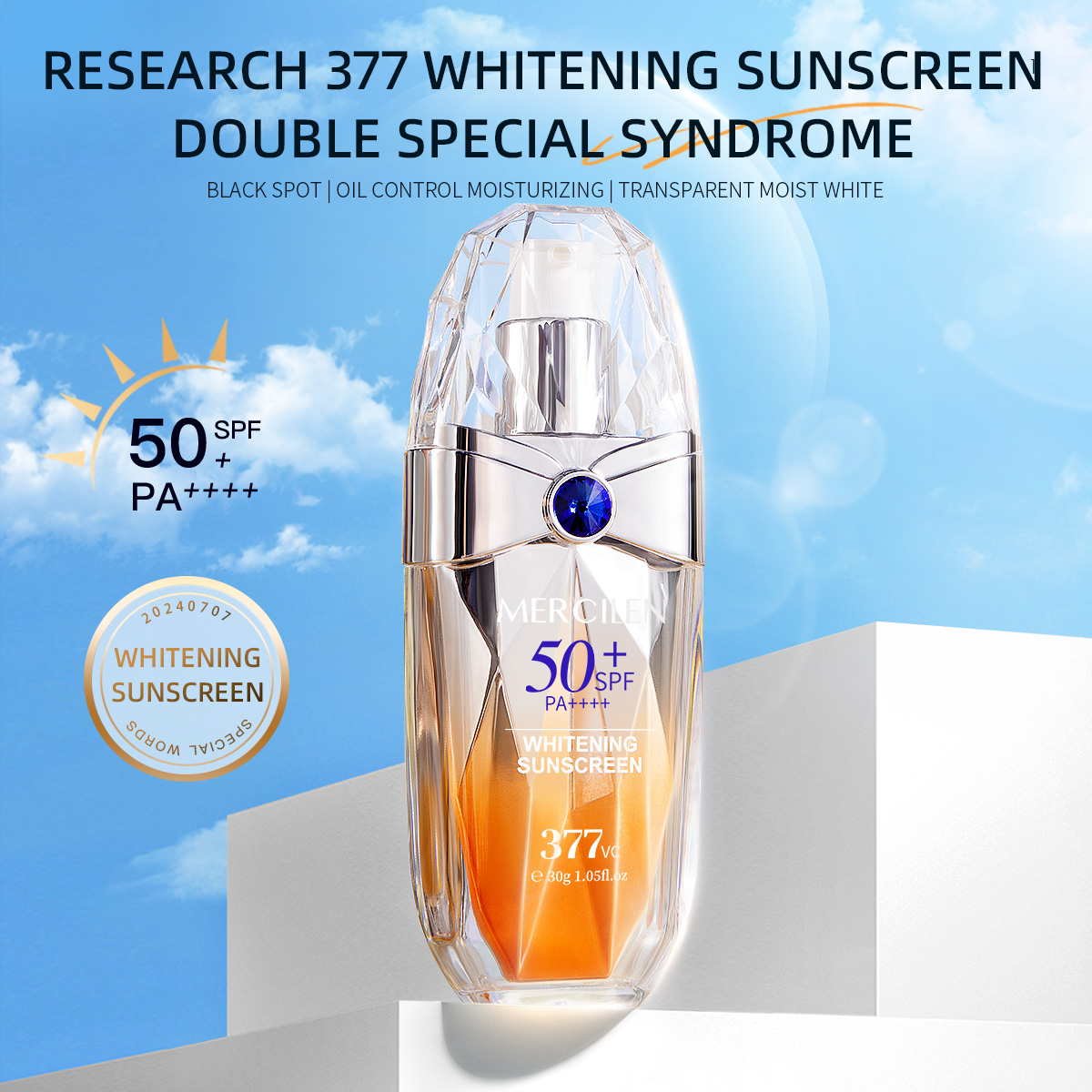 Crème solaire Mercilen 30g, Sp - Spf 50 Sunscreen avis et prix