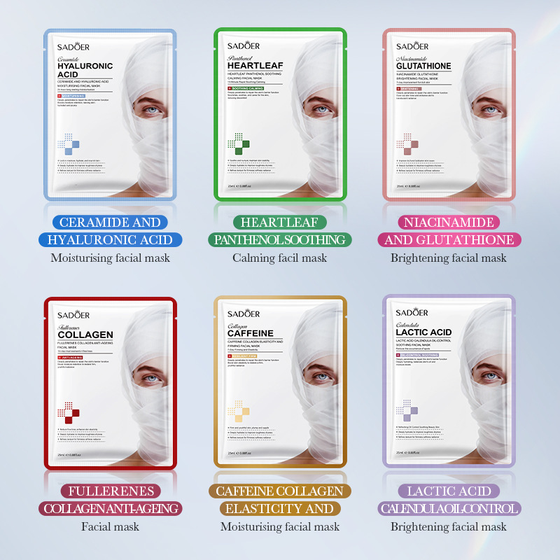 Lot de 12 masques faciaux hydr - Ceramide Moisturizer avis et prix