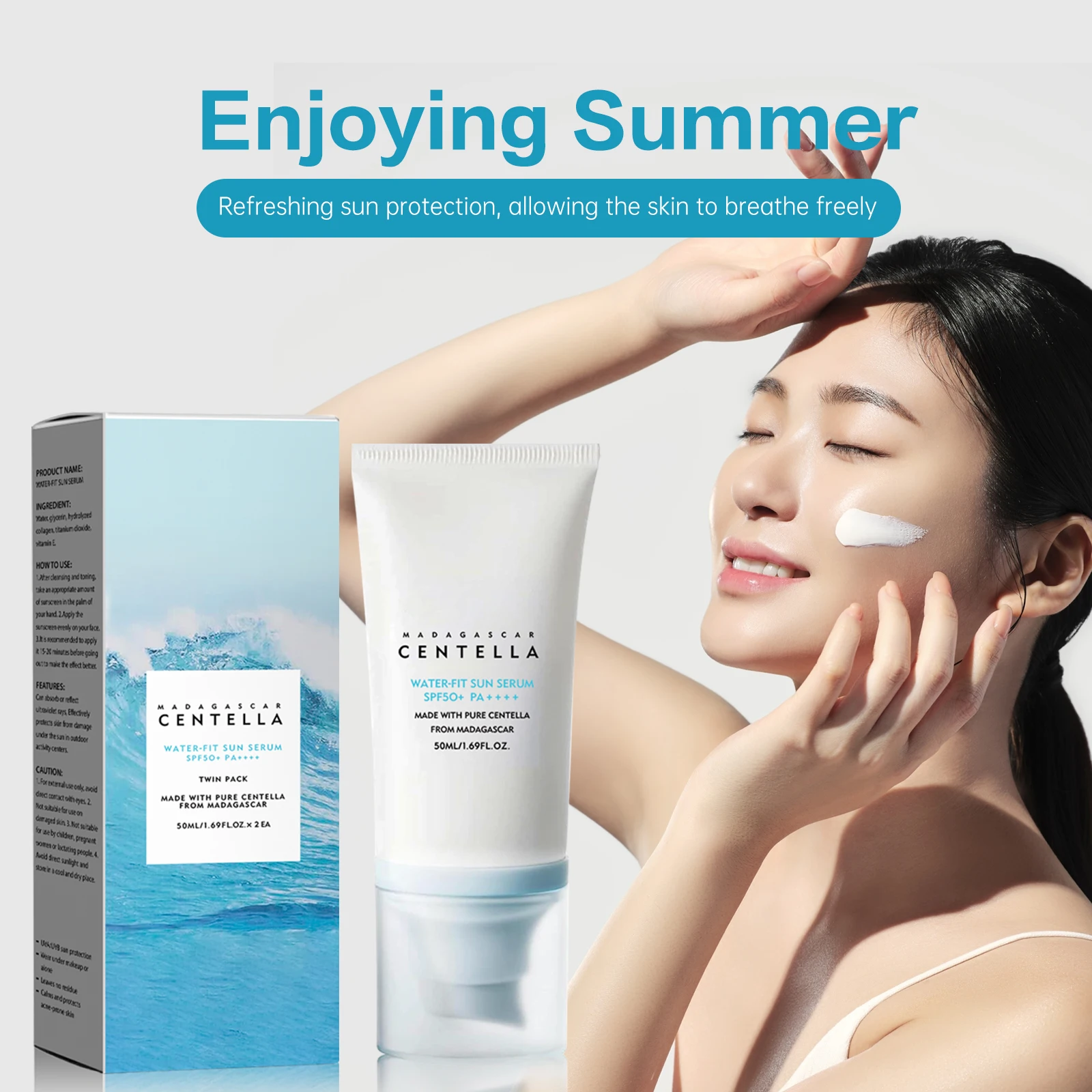 2/1 pièces SPF50 + crème solai - Spf 50 Sunscreen avis et prix