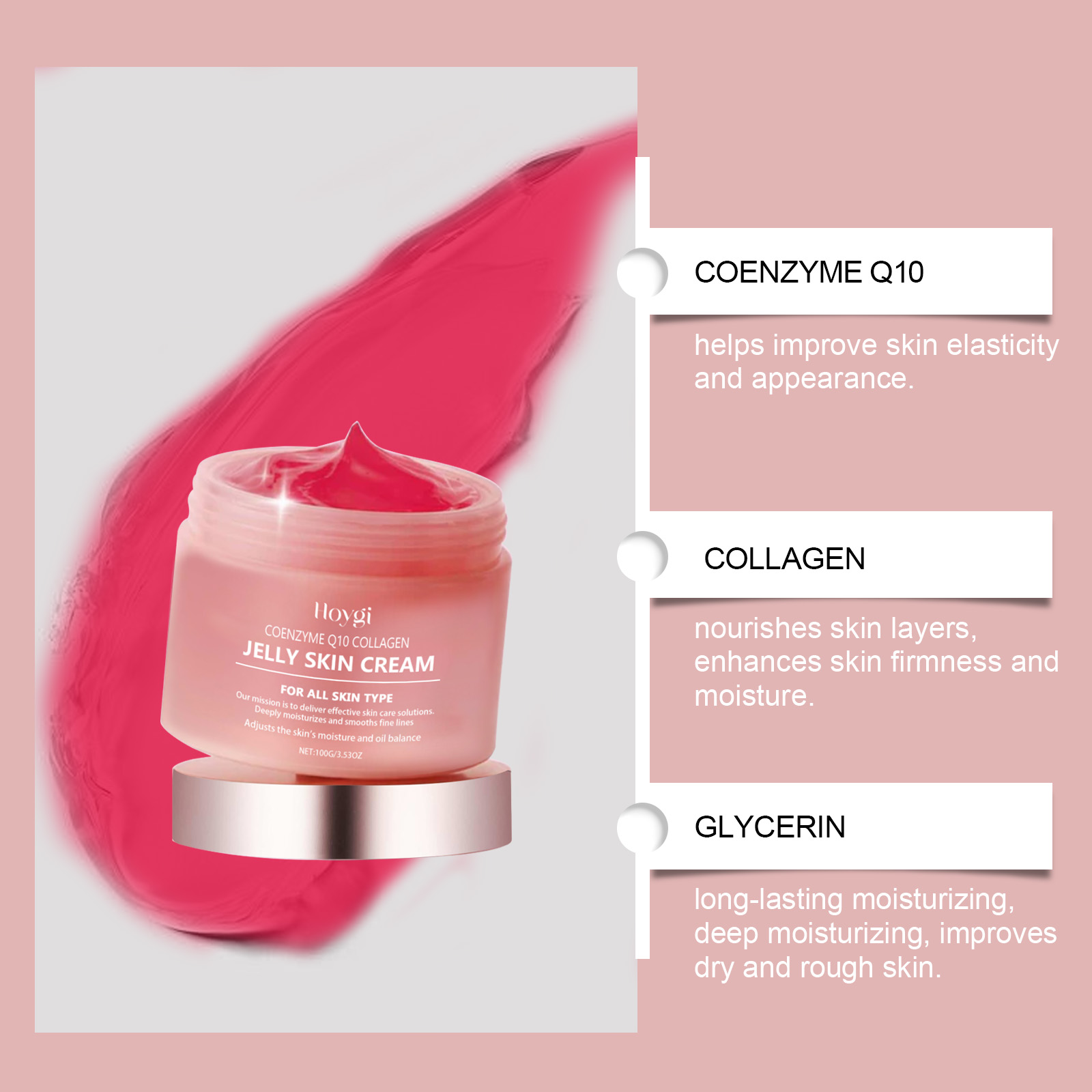 Crème de gelée de collagène, h - Coenzyme Q10 Cream avis et prix
